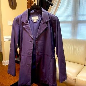 Vintage Venezia Coat 100% Leather